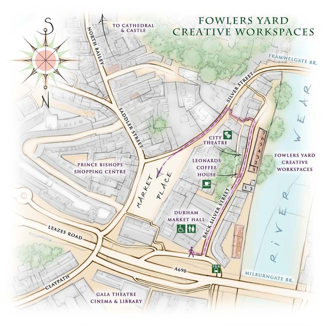 Fowler Yard Map